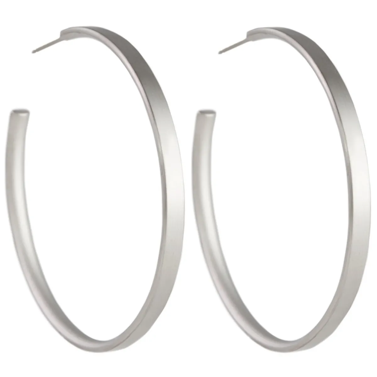 Tomfoolery 50mm Titanium Stud Hoops Clearance