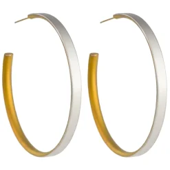 Tomfoolery 50mm Titanium Stud Hoops Clearance
