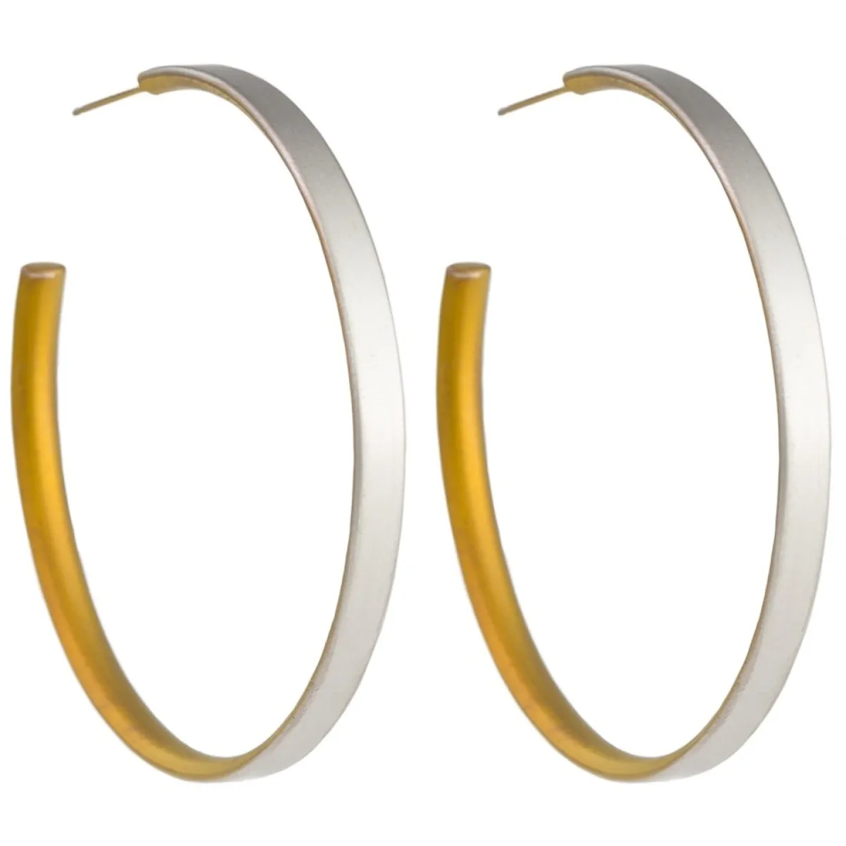 Tomfoolery 50mm Titanium Stud Hoops Clearance