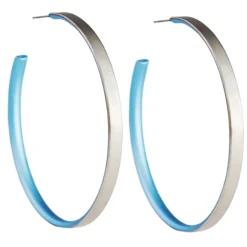 Tomfoolery 50mm Titanium Stud Hoops Clearance