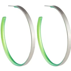 Tomfoolery 50mm Titanium Stud Hoops Clearance