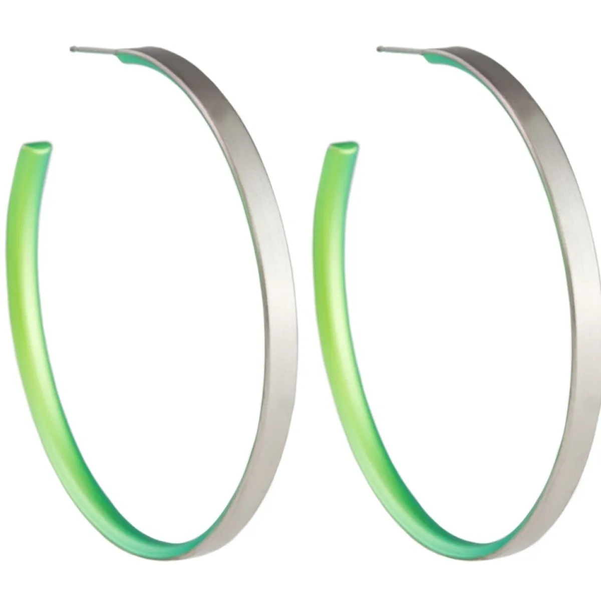 Tomfoolery 50mm Titanium Stud Hoops Clearance