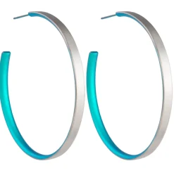 Tomfoolery 50mm Titanium Stud Hoops Clearance