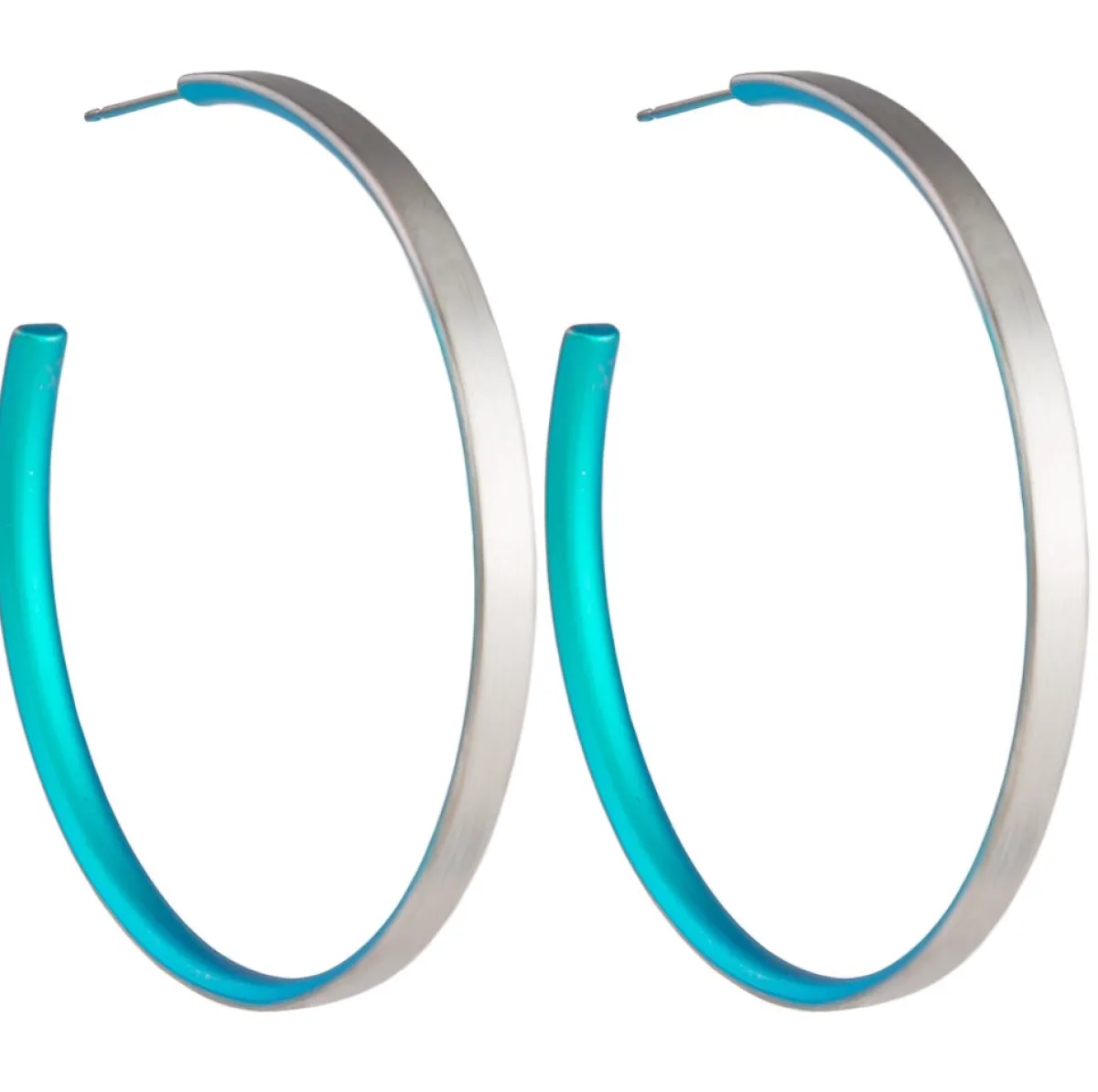 Tomfoolery 50mm Titanium Stud Hoops Clearance