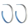 Tomfoolery 25mm Titanium Stud Hoops Fashion