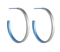 Tomfoolery 25mm Titanium Stud Hoops Fashion