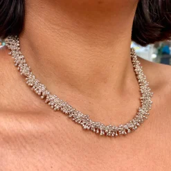 Tomfoolery Molecule Silver Necklace Best