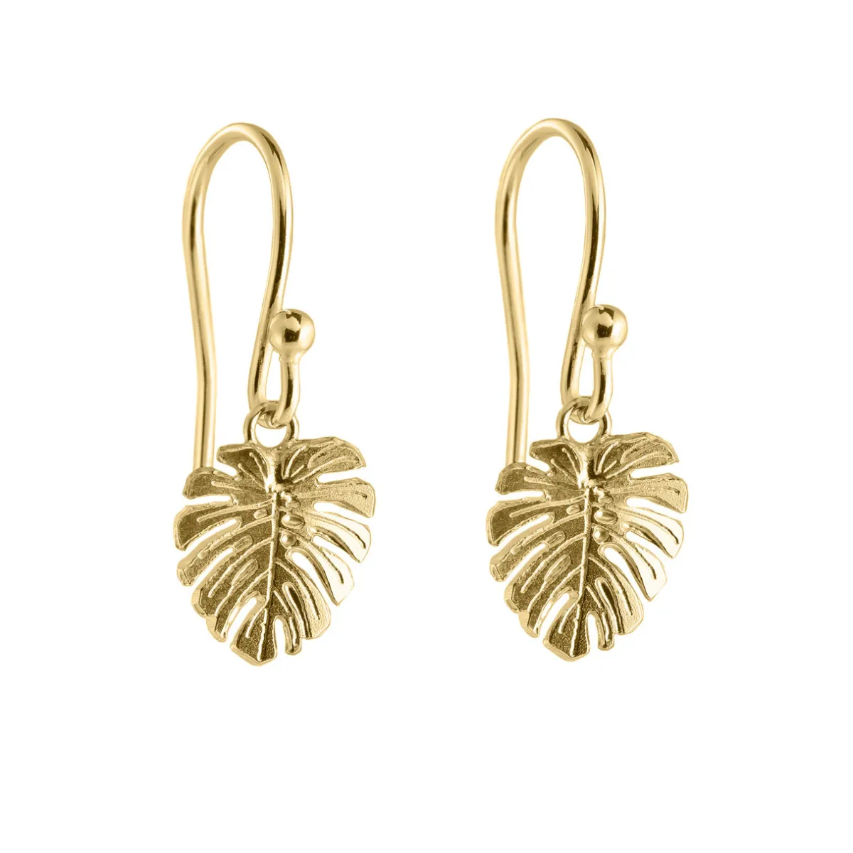 Tomfoolery Monstera Leaf Hook Earrings Online