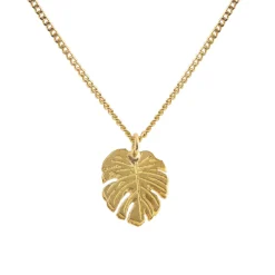 Tomfoolery Monstera Leaf Pendant Fashion