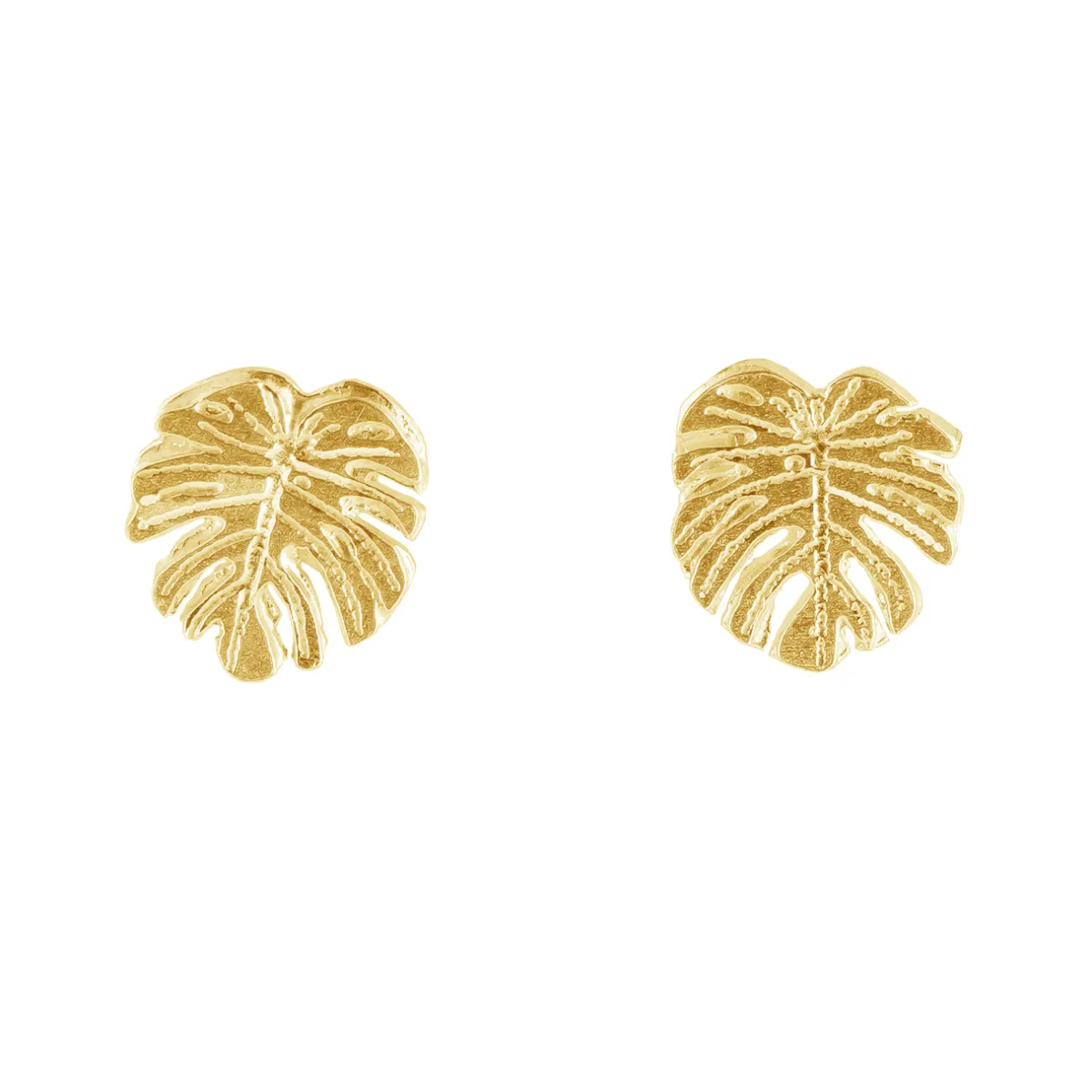 Tomfoolery Monstera Leaf Studs Clearance