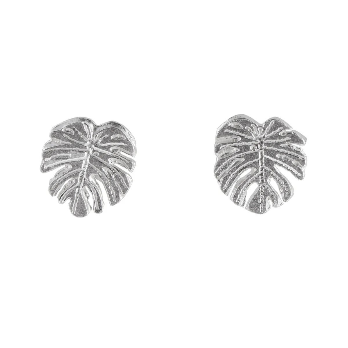 Tomfoolery Monstera Leaf Studs Clearance