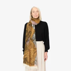 Tomfoolery Montana 70 Printed Scarf Nude Hot