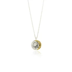 Tomfoolery Moon Disc Necklace Discount