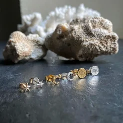 Tomfoolery Moon Disc Studs Fashion