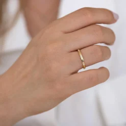 Tomfoolery Moon Phase Ring with Full Moon Diamonds – Half Eternity Fashion