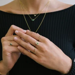 Tomfoolery Morganite Teardrop Dew Ring Hot