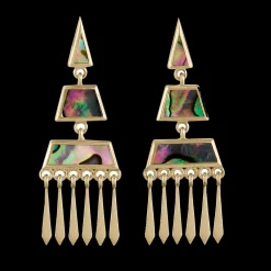 Tomfoolery Mother of Pearl Tassel 0.6 Earrings Online