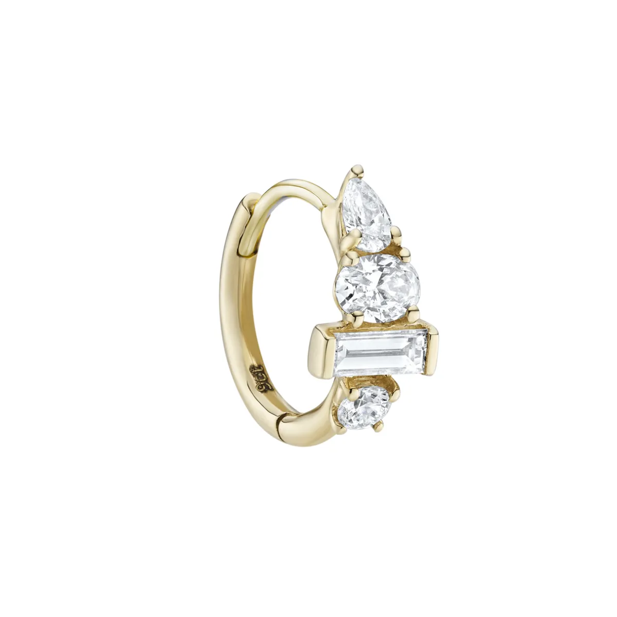 Tomfoolery Multi Claw Diamond Clicker Hoop Best