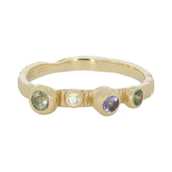 Tomfoolery Multi Gem Rain Drops Bark Band Outlet