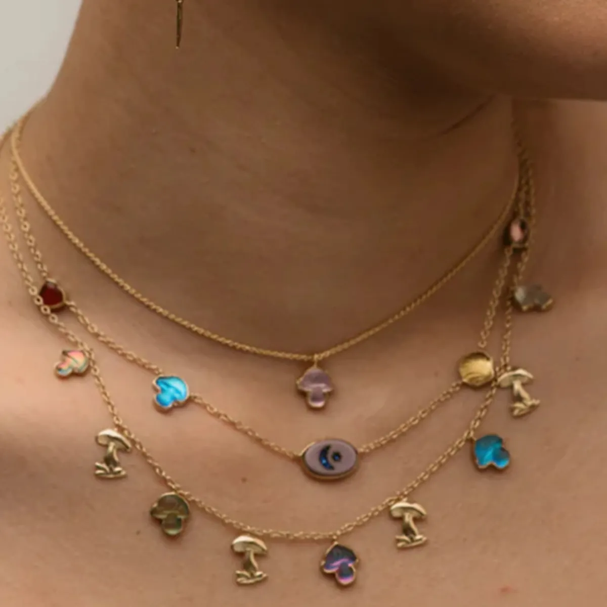 Tomfoolery Mushroom Charm Necklace Online