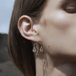 Tomfoolery N° 849 Antique Gold Small Chandelier Earrings Online