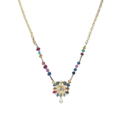 Tomfoolery N° 803 Bis Beaded Gemstone Necklace Hot