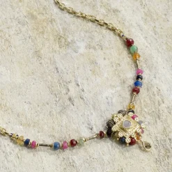 Tomfoolery N° 803 Bis Beaded Gemstone Necklace Hot