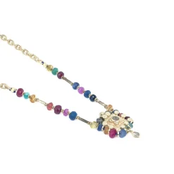 Tomfoolery N° 803 Bis Beaded Gemstone Necklace Hot