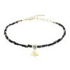 Tomfoolery N° 827 Black & Gold Woven Bracelet Hot