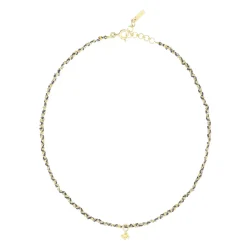 Tomfoolery N° 822 Gold & Braided Silk Short Necklace Discount