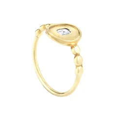 Tomfoolery N° 689 Gold & Polki Diamond Ring Best