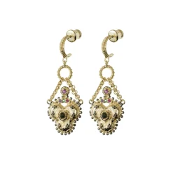 Tomfoolery N° 841 Gold Clover Drop Earrings Best
