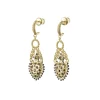 Tomfoolery N° 841 Gold Heart Drop Earrings Hot