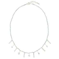 Tomfoolery N° 607 Silver Fringe & Polki Diamond Necklace Sale