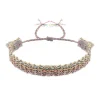 Tomfoolery N° 364 Silver Multi “Elbe” Woven Silk Bracelet(Out of Stock) Discount