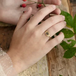 Tomfoolery Nael Gold Plated Ring Fashion