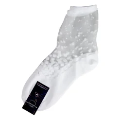 Tomfoolery Nakameguro White Transparent Socks Hot
