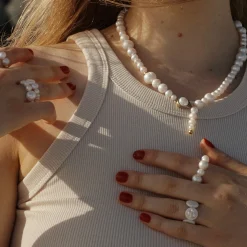 Tomfoolery Nautilus Pearl Ring Best