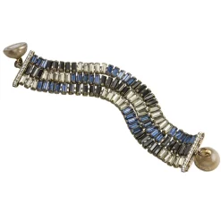 Tomfoolery Navy Blue Aretha Bracelet Discount