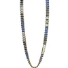 Tomfoolery Navy Blue Aretha Necklace Long Best