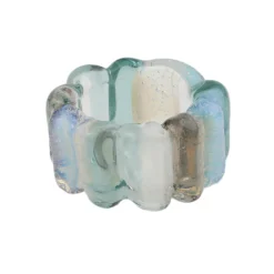 Tomfoolery Nemo Green Ribbed Glass Ring Best