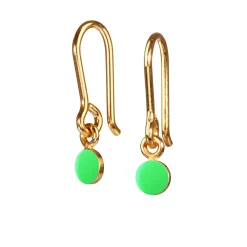 Tomfoolery Neon Enamel Tiny Spot Drop Earrings Sale