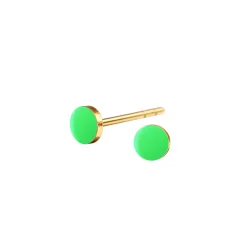 Tomfoolery Neon Enamel Tiny Spot Studs Best