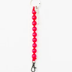 Tomfoolery Neon Pink Big Perlen Short Wooden Beaded iPhone & Keychain Online