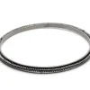 Tomfoolery Noir Dust Skinny Tapered Bangle Bracelet Clearance