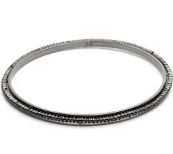 Tomfoolery Noir Dust Skinny Tapered Bangle Bracelet Clearance
