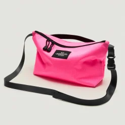 Tomfoolery Nylon Twill Fannypack Crossbody in Spider Pink Outlet