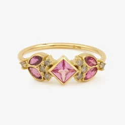 Tomfoolery Nymphéa Pink Sapphire & Ruby Ring Hot