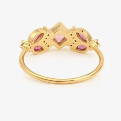 Tomfoolery Nymphéa Pink Sapphire & Ruby Ring Hot