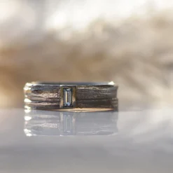 Tomfoolery Oak Baguette Diamond Ring Outlet